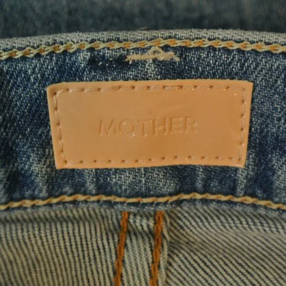 MOTHER Tomcat Roller wide leg Jeans - Picture 4 of 9